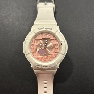 CASIO Women's 'Baby-G' Pink/ White Quartz Watch